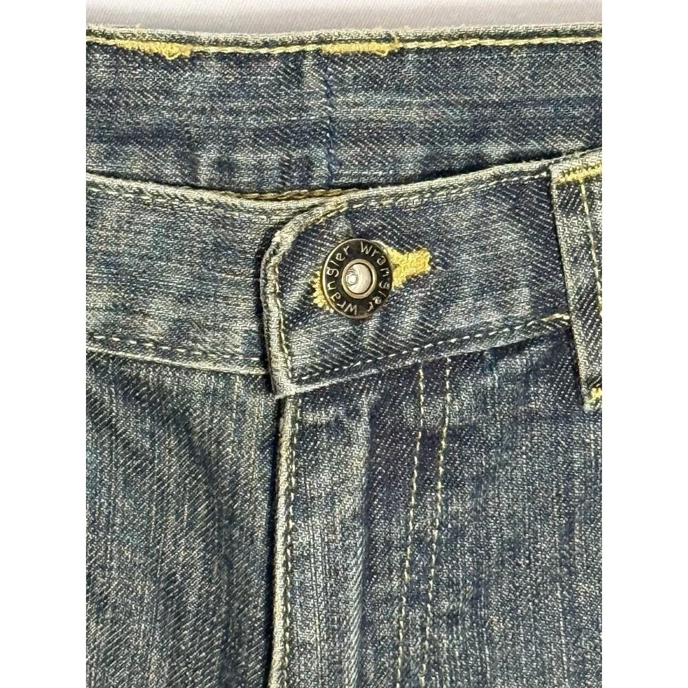 Wrangler Five Star Boys Jeans 14 Regular Straight Dark Wash Adjustable NWT